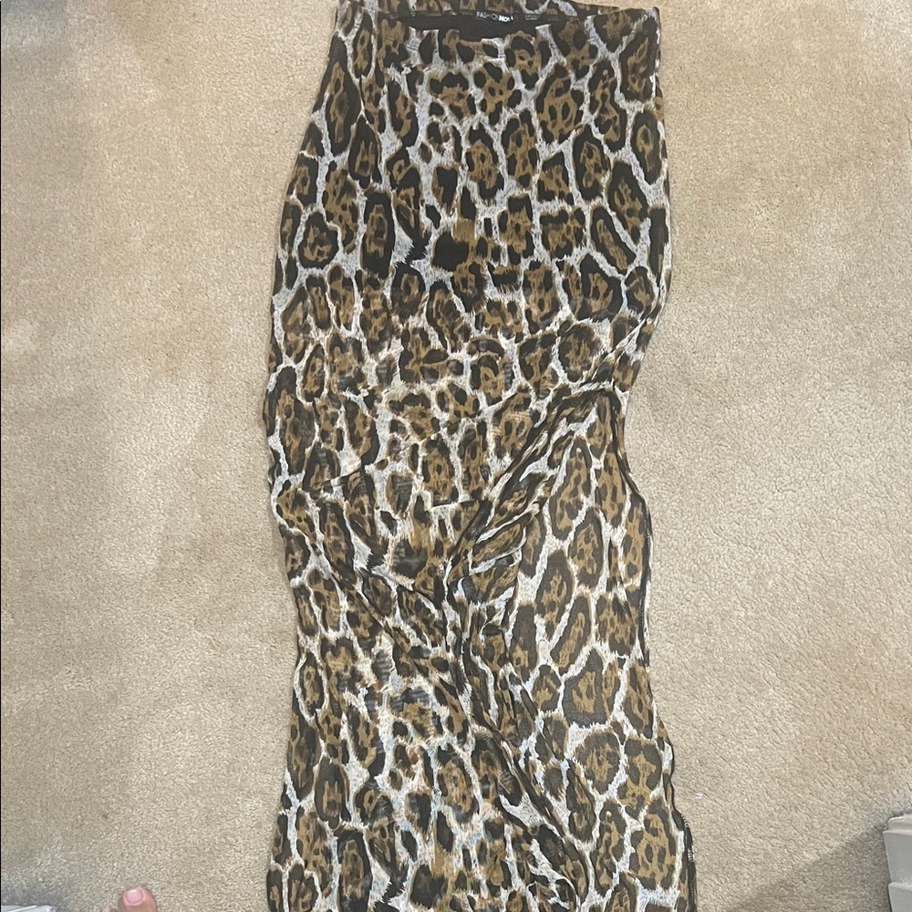 Fashion Nova Leopard Print Women's Skirt